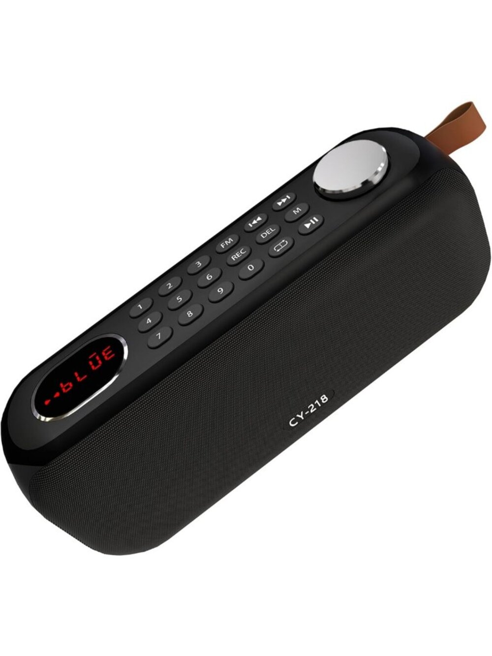 Portable Bluetooth Speaker with FM Radio, USB/SD MP3 Player, 10W Power